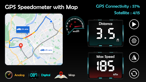 GPS Speedometer HUD Odometer - Apps on Google Play