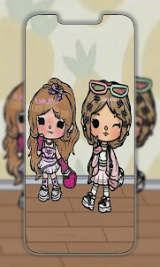 Toca and Wednesday Walpaper HD