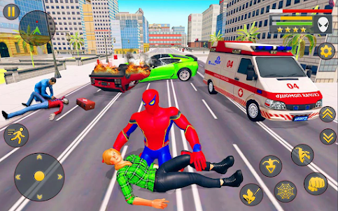 Flying Spider Hero: Crime City