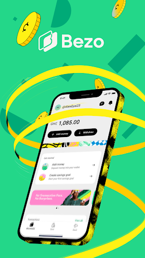 Android application Bezo - Save & Send Money screenshort