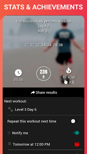 Screenshot of 1000 jumping rope  BeStronger