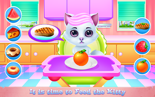 Cute Kitty Caring and Dressup Screen 2