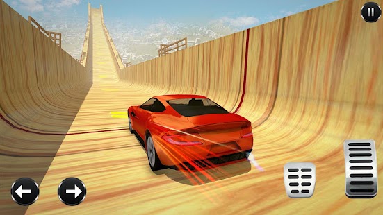 Mega Rampe Auto Rennfahrer Kunststück Screenshot