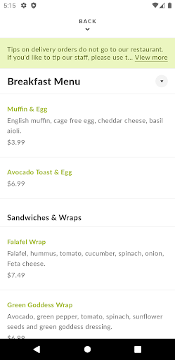Chicago Health Foods Screen 3
