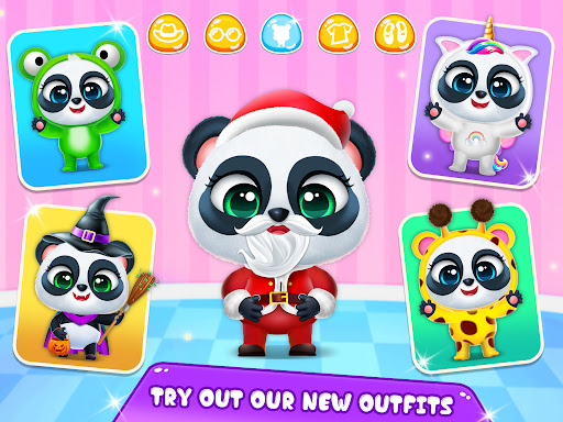 Android application Cute Panda Care : Panda Game screenshort