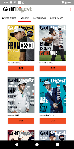 Golf Digest Magazine