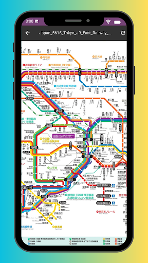 Tokyo Metro Map 2023 Screenshot 1 - AppWisp.com