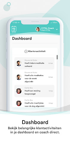 Android application VYTAL Coach screenshort