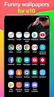 Funny Wallpapers for S10 Notch Screenshot