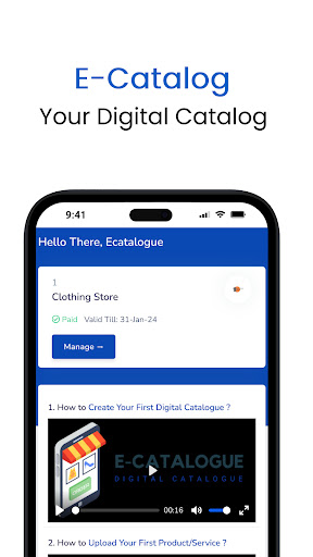 Android application Ecatalog App screenshort