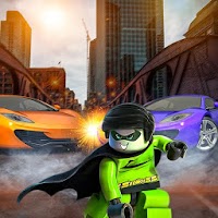 Flying Rope Hero - Superhero games Vice Town Crime