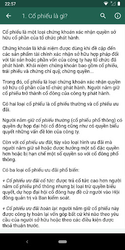 Đầu tư chứng khoán cơ bản Screen 2
