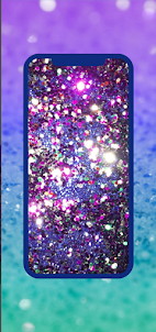 Girly Glitter Wallpaper