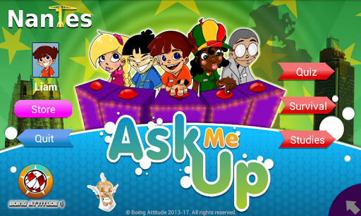 Android application AskMeUp Nantes Quiz screenshort