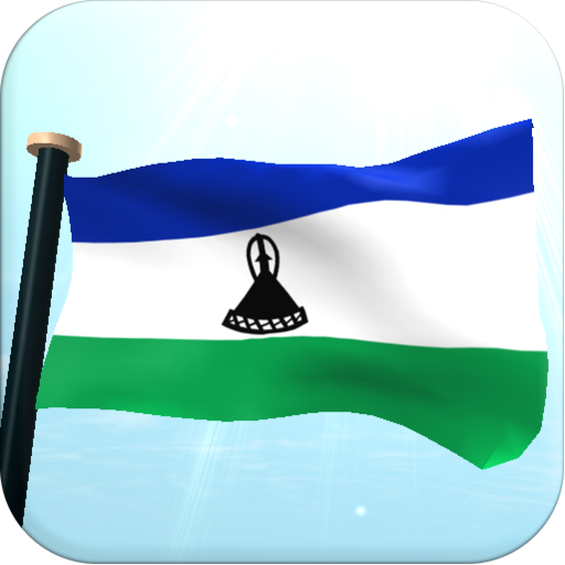Lesotho Flag 3D Live Wallpaper logo
