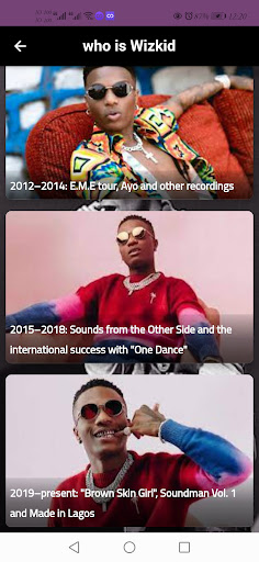 Who is Wizkid Screen 3