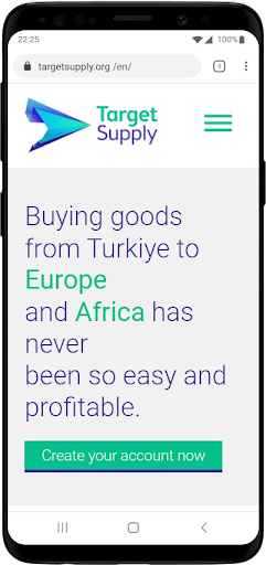 Android application Target Supply screenshort