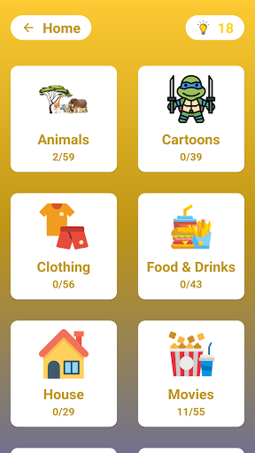 Android application Themed Crossword Puzzles screenshort