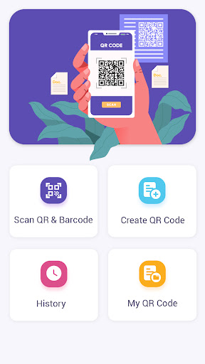 Android application QR Reader, QR Creator screenshort