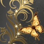 Cover Image of डाउनलोड Great Butterfly Gold Live Wall 4.1 APK