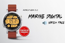 Marine Digital Watch Faceのおすすめ画像2