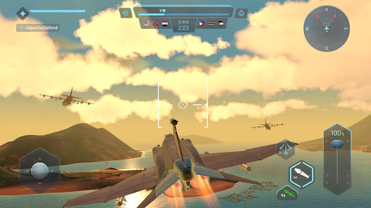 Sky Warriors Airplane Games Mod APK 4.15.0 (Unlimited money) Gallery 5