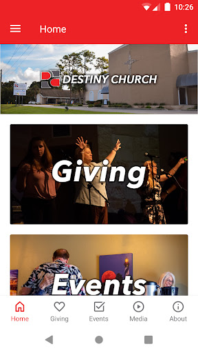 Android application Destiny Church | St Aug screenshort