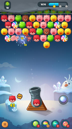 Bubble shooter rainbow pop Screen 3
