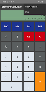 Standard Calculator w/ Ads
