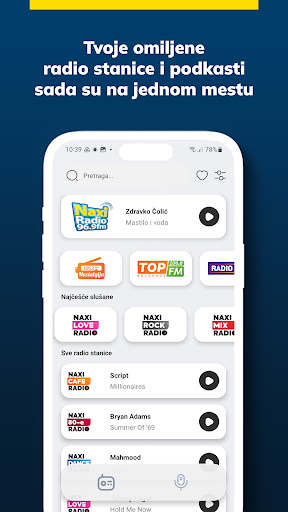 Naxi Player: Radio & Podcast Screen 2