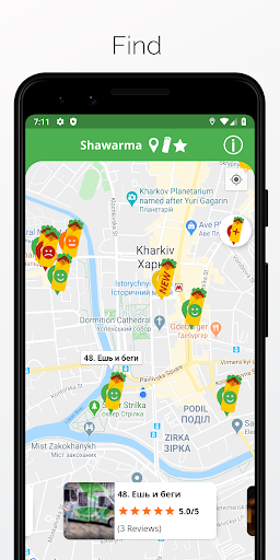 Android application Shawarma Nearby: Find & review screenshort