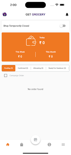 Get Grocery Shop Screen 2
