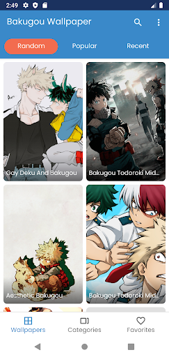 Bakugo Katsuki Anime Wallpaper