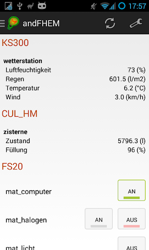 andFHEM Screen 3