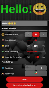 Screenshot 1 Letrero LED - Texto LED android