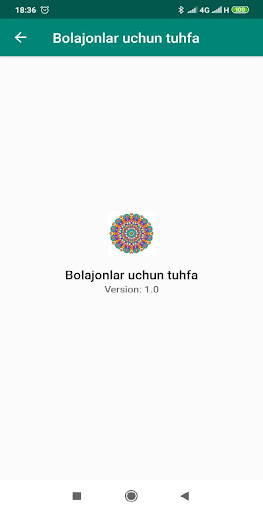 Bolajonlar uchun tuhfa Screen 2