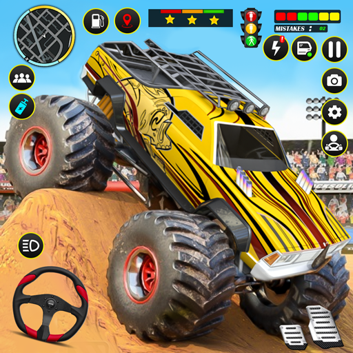 Monster Truck Derby Stunts logo