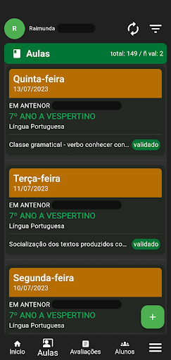 Diário do Professor PEGE Screen 2