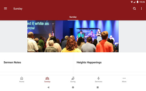 Screenshot of Heights Church SC