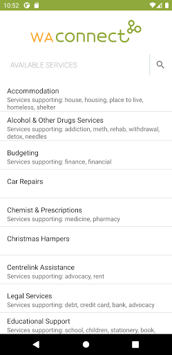 WAConnect - Community Services