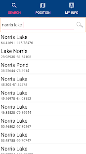 Norris Lake Tennessee Charts Screenshot