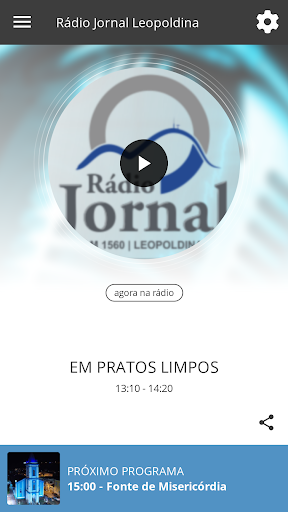 Android application Rádio Jornal Leopoldina screenshort