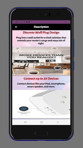 Android application netgear extender guide screenshort