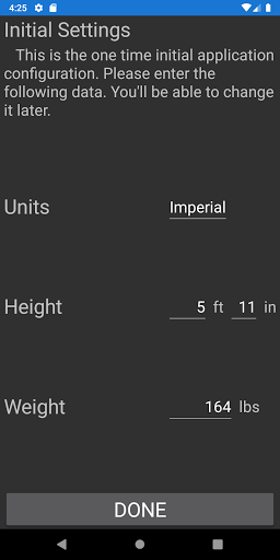 Android application GymPal screenshort