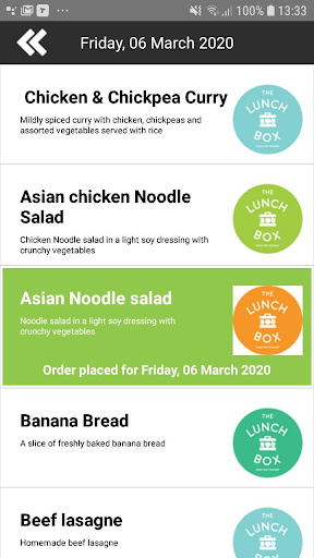 The Lunchbox Meal Scheme Screen 3