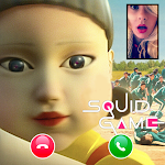 Cover Image of Baixar Chamada e bate-papo da boneca Squid Game 1.1 APK