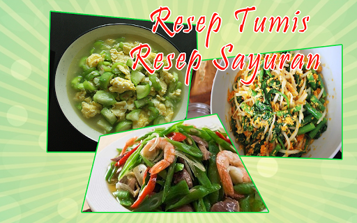 Android application Resep Sayuran & Tumis Offline screenshort