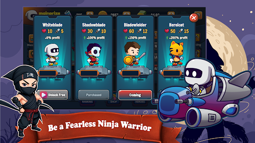 Android application Ninja Boss Hunter - Earn Money screenshort