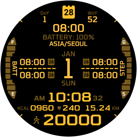 IWF AllNew DIGI watch face