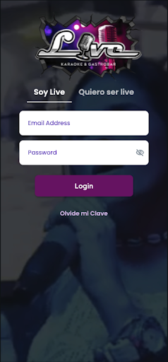 Android application LiveKaraoke App screenshort